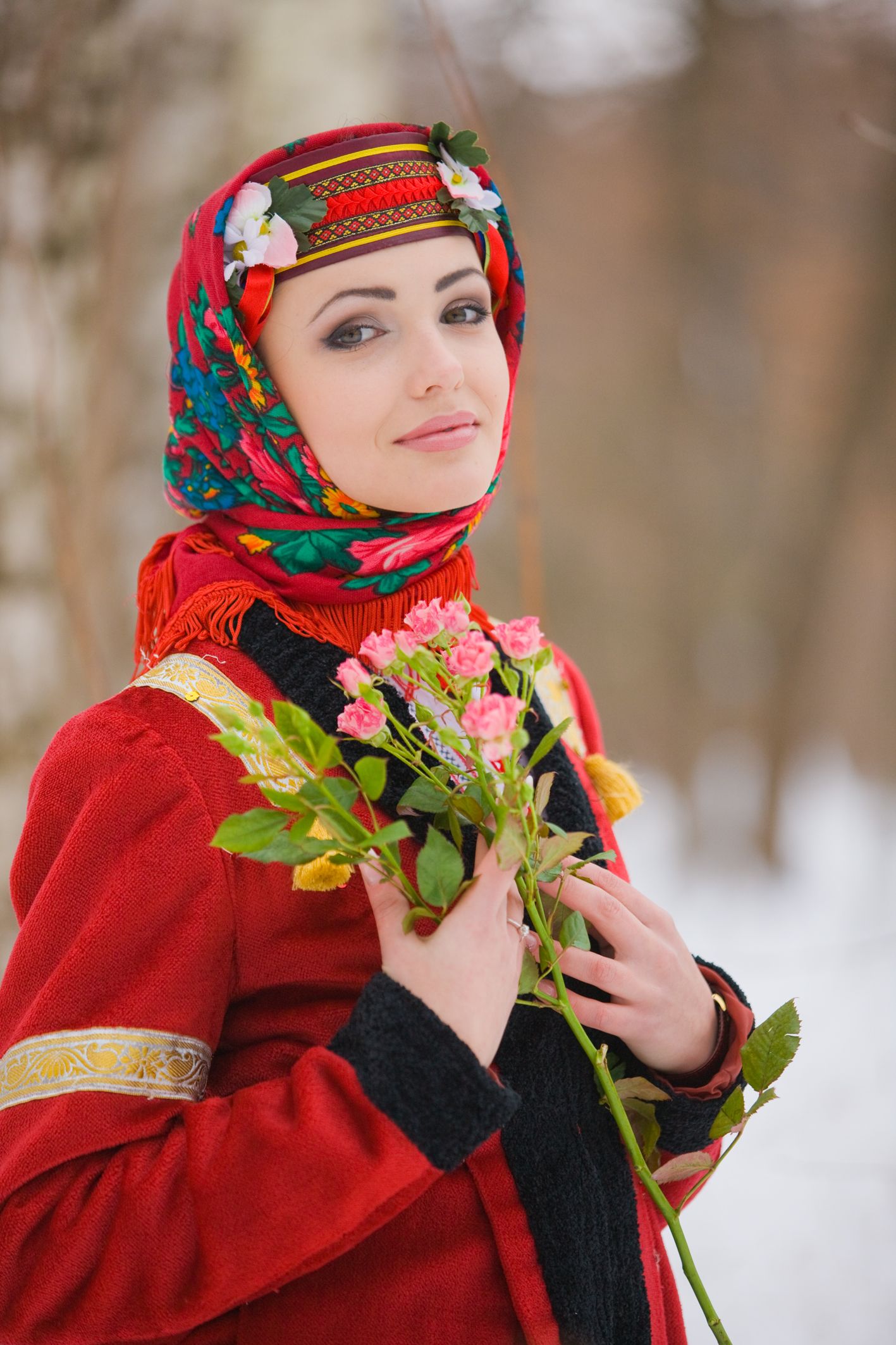 Sexy girl Girls in Slavic costumes in Xinxiang