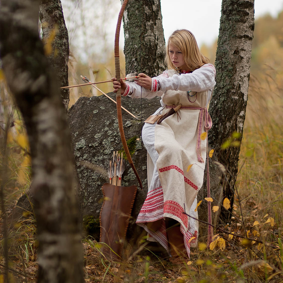 Sexy photo Girls in Slavic costumes in Xinxiang